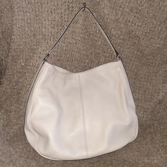 KATE SPADE-Moussfrost Leather/Suede-Regine-Hunts Place Shoulder/Hobo-Near Mint - Picture 4 of 9